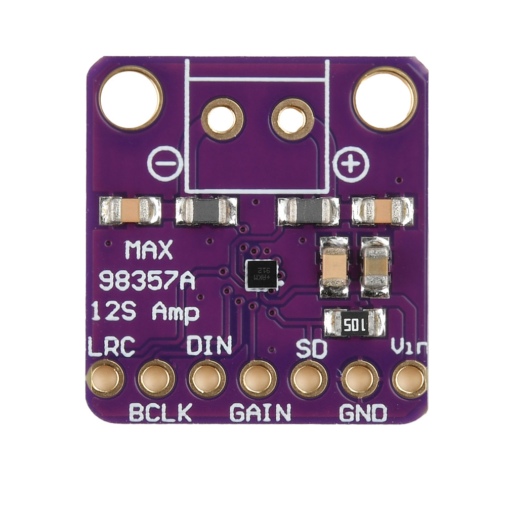 Diymore MAX98357 BGA I2S โมดูลเครื่องขยายเสียง/โมดูลเครื่องขยายเสียง Class D ไร้ตัวกรองรองรับ Raspberry Pi Esp32