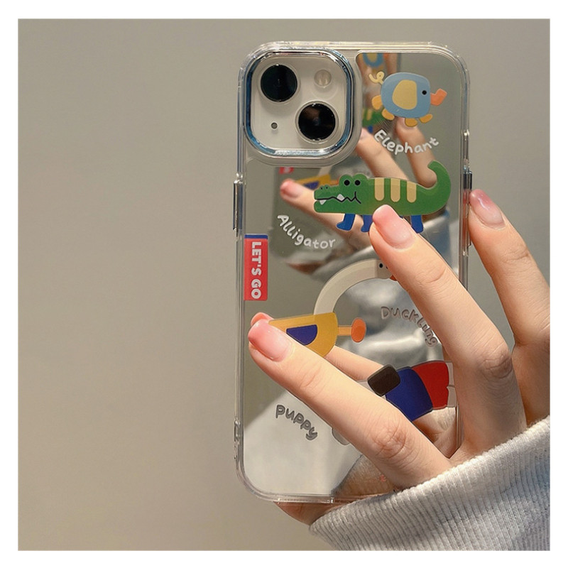 ตลกการ์ตูนสัตว์เคสโทรศัพท์สําหรับ Honor X9C X7C X6B X5B Plus 300 Pro Ultra 200 สมาร์ท Magic 7 Lite 5G 4G น่ารักกันกระแทกปกอ่อนหรูหราชุบกรอบปลอก - รูปที่ 3