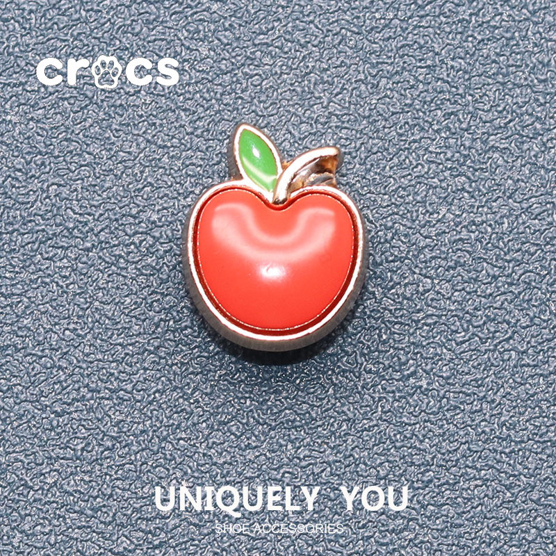 Crocs JIbbitz โลหะผลไม้ JIbbitz โลหะผีเสื้อรองเท้าหัวเข็มขัด charm Crocs การ์ตูนสายรุ้งอุปกรณ์เสริมรองเท้า