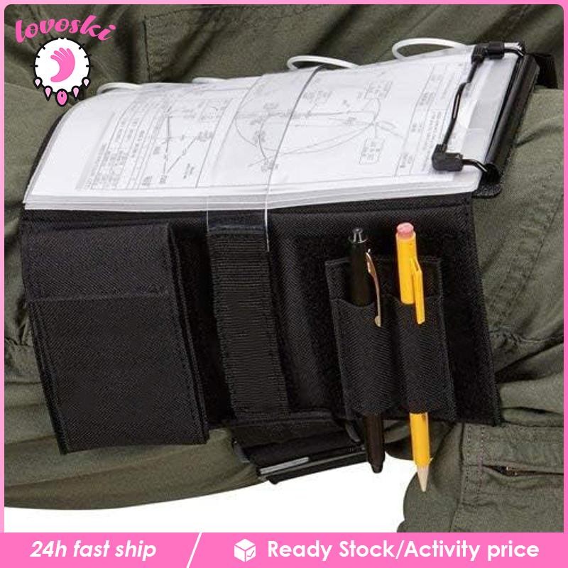 [Lovoski] Kneeboard Aviation Leg Strap Board สําหรับนักบินมืออาชีพการบิน