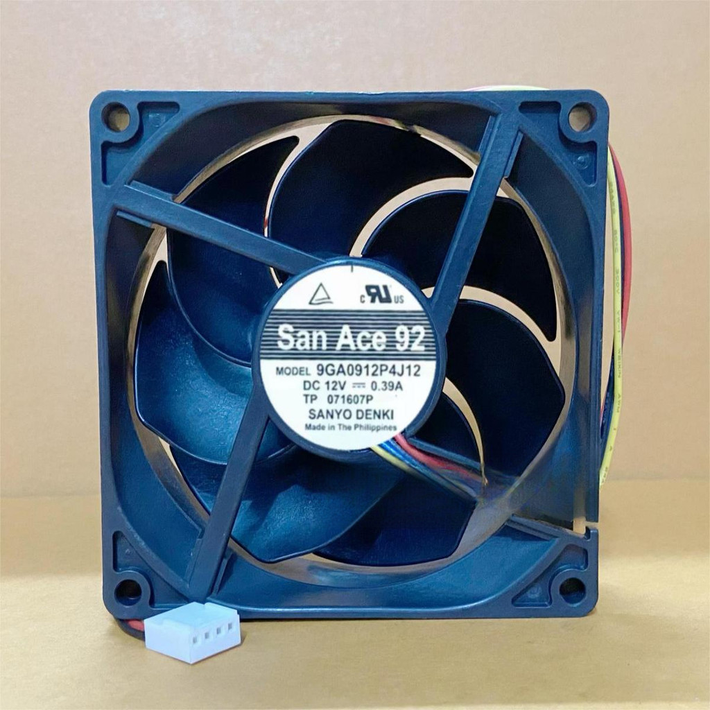 Japan Sanyo 9GA0912P4J12 12V 0.39A 9025 4-wire Speed Adjustable Cooling Fan