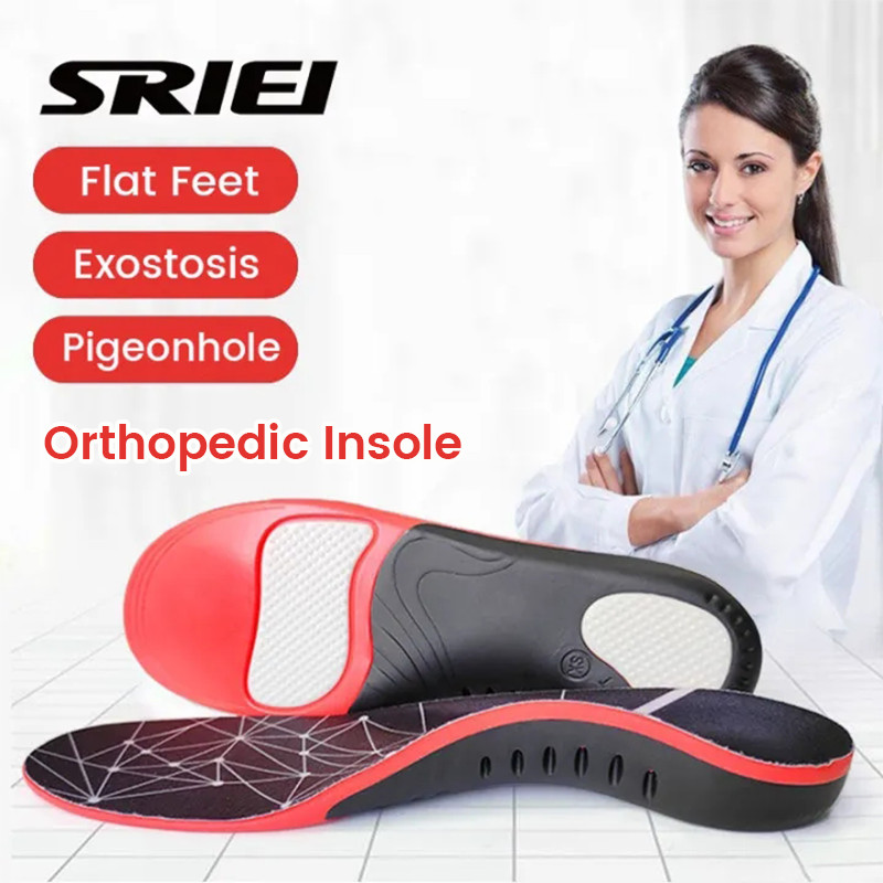 Sriei 1 คู่พื้นรองเท้าศัลยกรรมกระดูก X/O ขาแก้ไข Cuttable เบาะยืดหยุ่นสูงเดินป่ากลางแจ้ง Travel Essentials แบน Arch สนับสนุนกีฬา