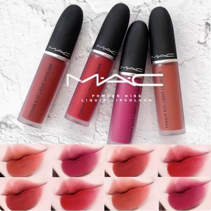 M*a*c Soft Mist Matte Lip Glaze Sample 2.5ml 997 # 991 # 973 # 982 # 989 # 974#