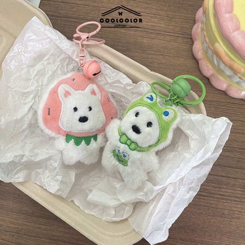 ในไทย💖พวงกุญแจลูกสุนัขจี้รูปการ์ตูนน่ารักกระดิ่ง ผ้ากํามะหยี่ขนนิ่ม สําหรับห้อยกระเป๋า และนักเรียนของขวัญ.COD - รูปที่ 6