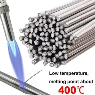 30/50/100 ชิ้น Universal ลวดเชื่อมอลูมิเนียม - อุณหภูมิต่ํา Easy Melt Weld Bar - เครื่องมือซ่อมเหล็กทองแดง