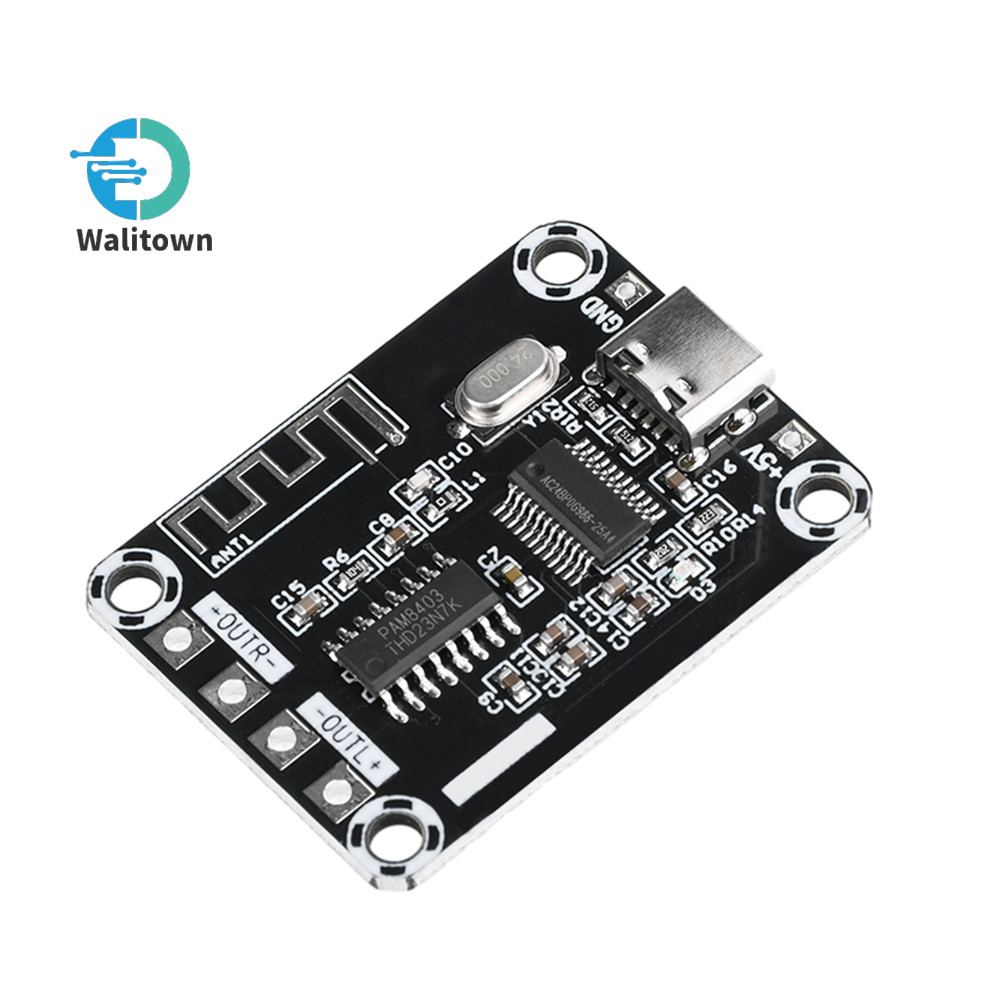 Xh-a155 DC5V Mini PAM8403 Ultra Clear D-Class BT เครื่องขยายเสียงดิจิตอล 5W + 5W เครื่องขยายเสียง Ty