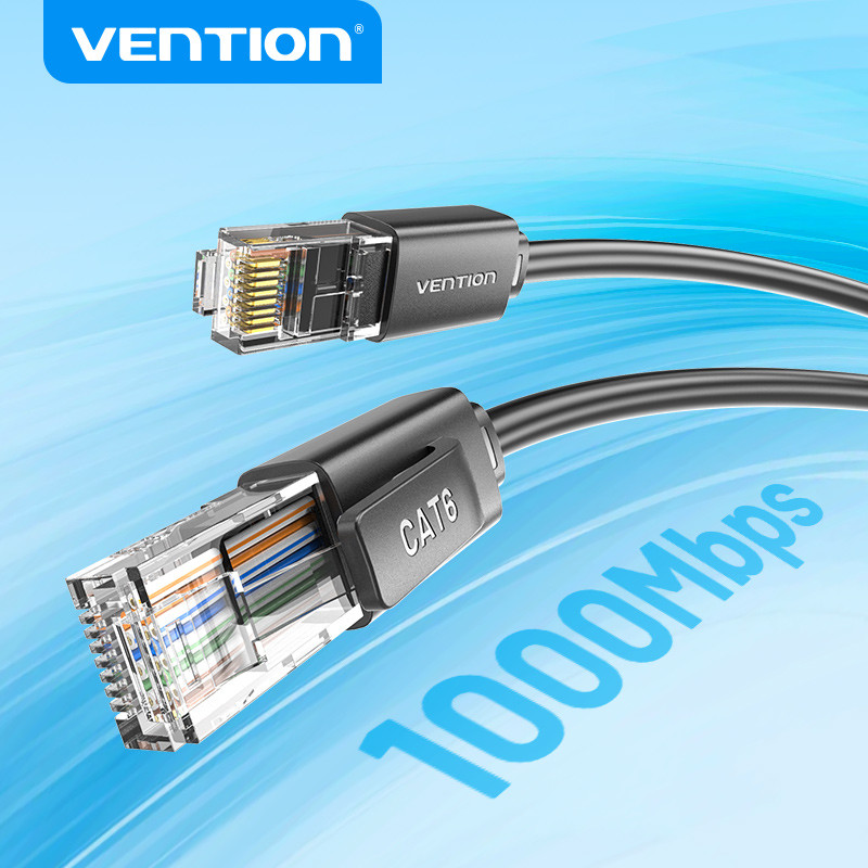 Vention สายอีเธอร์เน็ต CAT6 UTP 15M-50M สายแพทช์เครือข่าย RJ45 สาย Lan สายเครือข่ายสําหรับเราเตอร์คอมพิวเตอร์