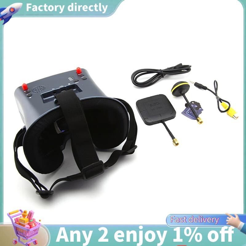 LU- -008D 5.8G FPV 40CH เครื่องบันทึกภาพวิดีโอคุณภาพสูง, เลนส์โปร่งใส 92% สําหรับรุ่น RC