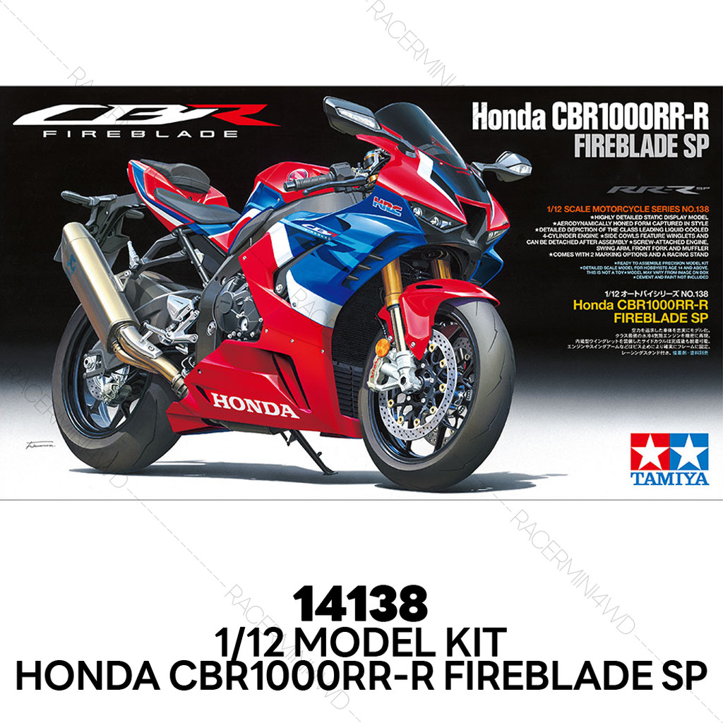 TAMIYA 14138 1/12 Model Kit Honda CBR1000RR-R Fireblade SP