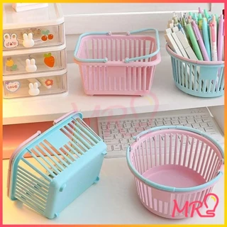 ตะกร้าใส่ของน่ารักๆ เอนกประสงค์สุดๆ ตุ๊กตา สีพาสเทล ตัวการ์ตูนน่ารัก ใส่กิ๊ฟช็อป เครื่องเขียน สีสวย น่ารัก
