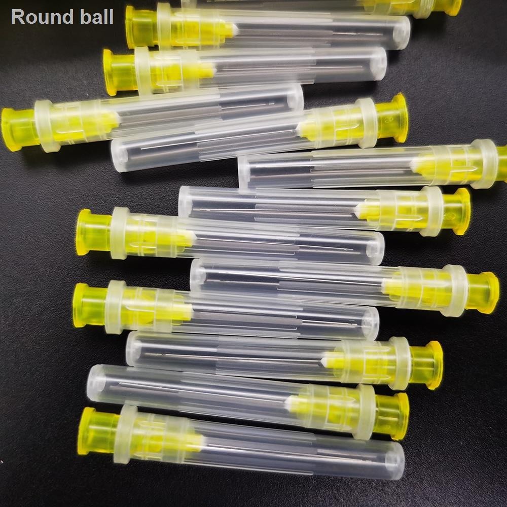 100pcs Endo Irrigation Needle Tip For Root Canal Irrigation Needle 23GA/25GA/27GA/30GA Yellow