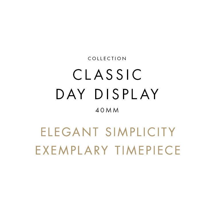 Daniel Wellington Classic Day Display 40mm Sheffield Silver นาฬิกาผู้ชาย สีเงิน