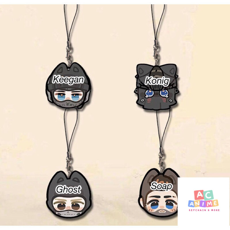 Keegan, Konig, พวงกุญแจ Ghost and Soap [ Call Of Duty ]