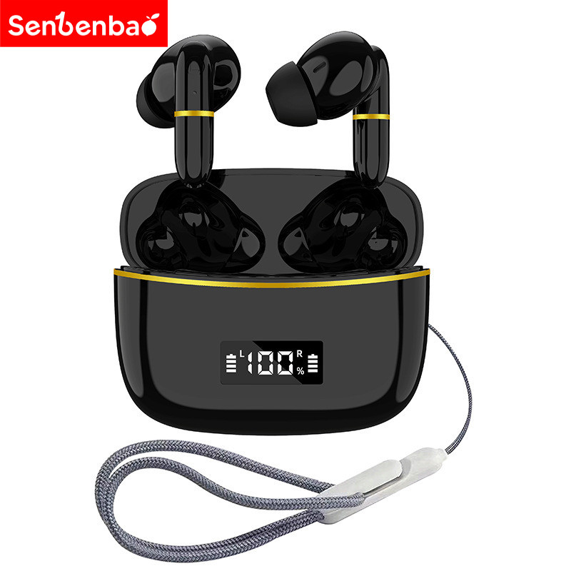Senbenbao j2 หูฟังไร้สายบลูทูธTWS Miniหูฟังบลูทูธ 5.3 Touch Controlอายุการใช้งานแบตเตอรี่ยาวนานHDหูฟังตัดเสียงรบกวนพร้อมไมโครโฟน