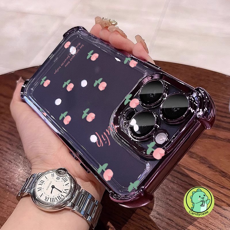 น่ารัก Tulip Air กระเป๋าสําหรับ Realme 14 13 9 Pro Plus ความเร็ว 8 8S 7i 5 5s 5i 6i Q5 Q3 Q3i Q3S Q3