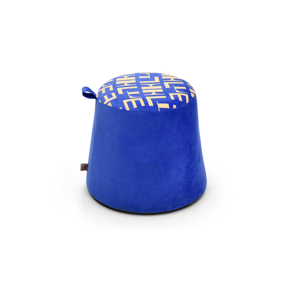 SB Design Square สตูล รุ่น JOLIE สีฟ้า (45x45x40 ซม.)  แบรนด์ ELLE DECOR X SB DESIGN SQUARE