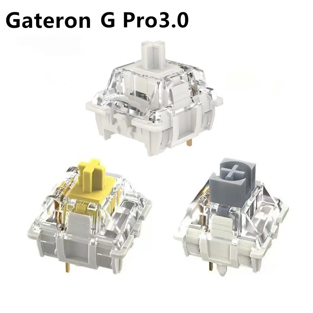 GATERON New G Pro Yellow Switch Mechanical Keyboard Accessories Spotlight Upper Cover Prelubrication