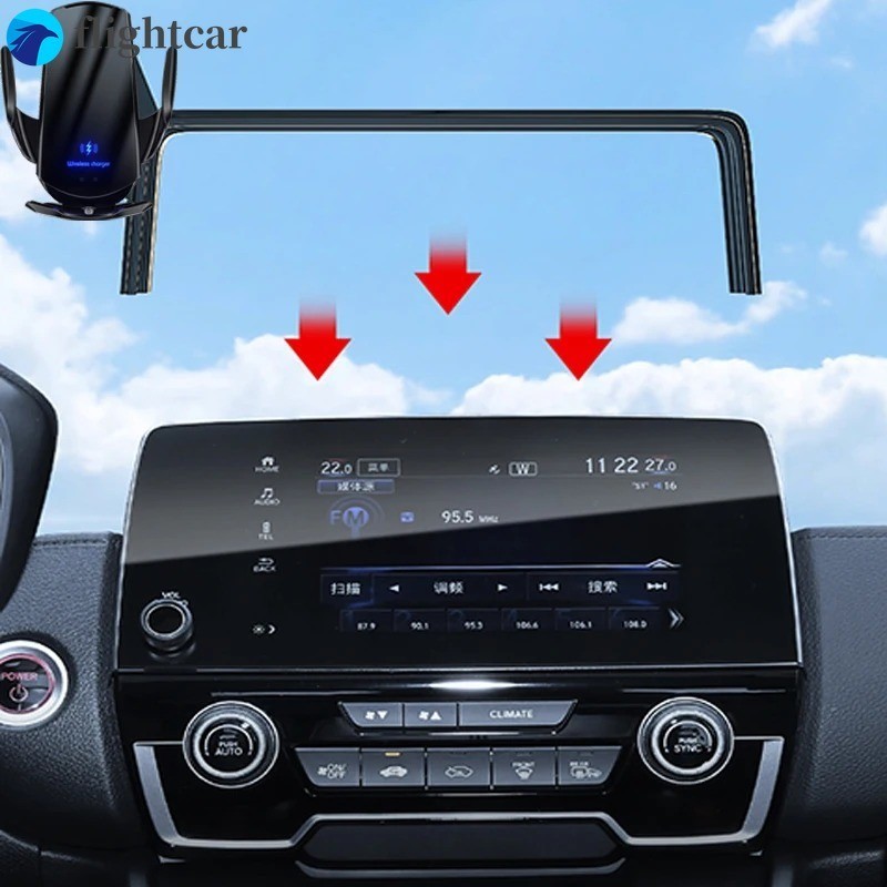 (FT) ที่วางโทรศัพท์มือถือไร้สาย 15W สําหรับ Honda CRV Breeze RW RT 2017 2018 2019 2020 2021 2022