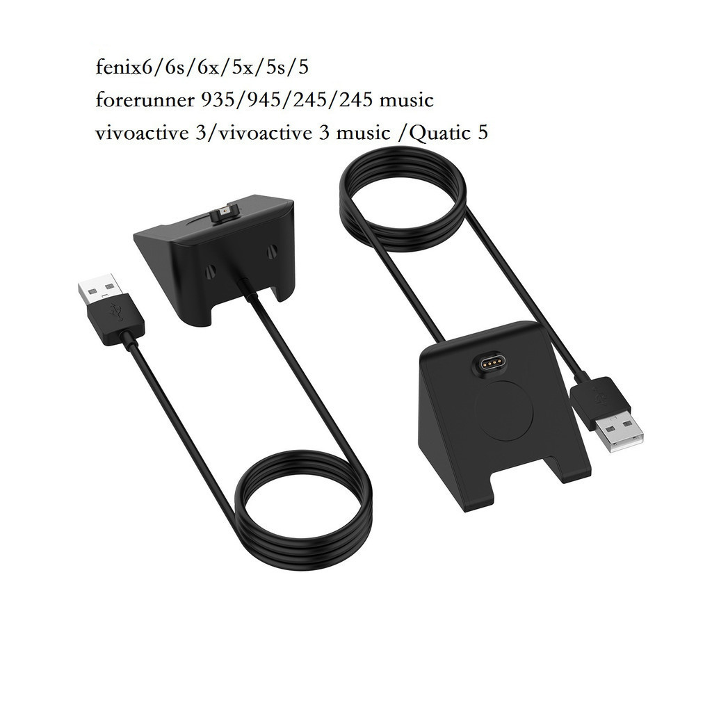 สายชาร์จ USB 3.3 ฟุต สําหรับ Garmin Fenix 7 6S 6X 6 5 Plus 5X Vivoactive vivoactive3 4 4S
