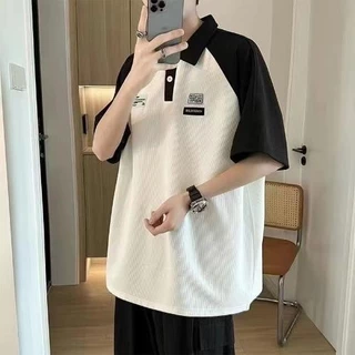 CLIFF เสื้อโปโล แขนสั้น สไตล์เกาหลี M-3XL