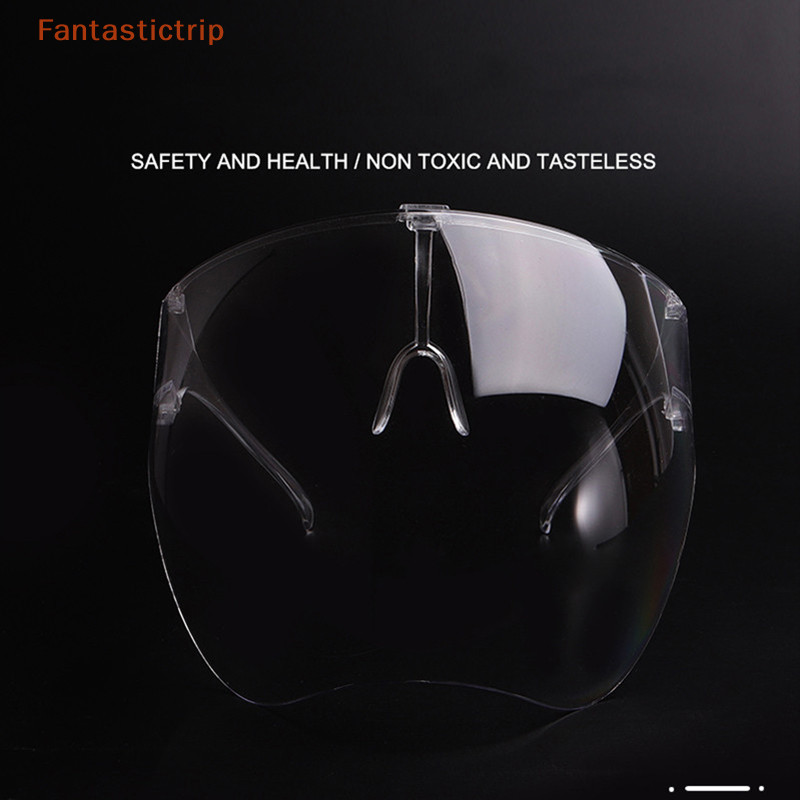 Fantastictrip หน้ากากป้องกันใบหน้า แว่นตากันแดด ใส ป้องกันหมอก ป้องกันกระเด็น เต็มหน้า ป้องกันความปลอดภัย แว่นตากันแดด แฟชั่น