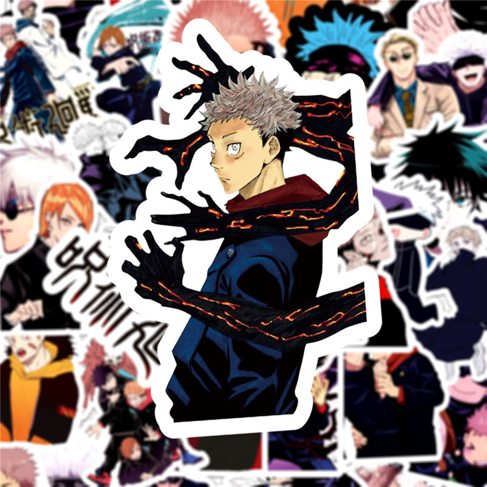 ✨พร้อมส่ง✨JAPAN ANIME 50แผ่น มหาเวทย์ผนึกมาร  Jujutsu Kaisen พีวีซี กันน้ำ สติ๊กเกอร์ Sticker 咒術迴戰 - รูปที่ 7