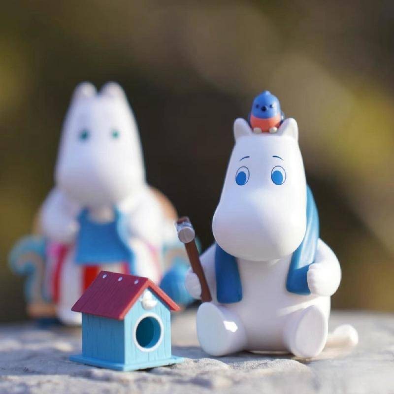 ของเล่นเด็ก ตัวละครอนิเมะ Moomin Valley's Life Series น่ารัก สําหรับของขวัญ