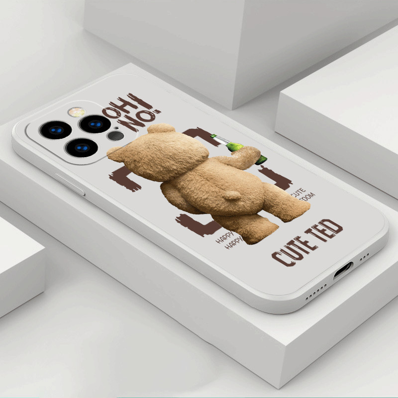 เคสโทรศัพท์มือถือแบบนิ่ม กันกระแทก ลายตุ๊กตาหมี สําหรับ OPPO reno ACE 10X ZOOM Z 2 2Z 2F 3 4 4G 5 PRO 4Z 5Z 4SE 4F 5F reno4Z reno5Z 5G A91 K7 T071TB