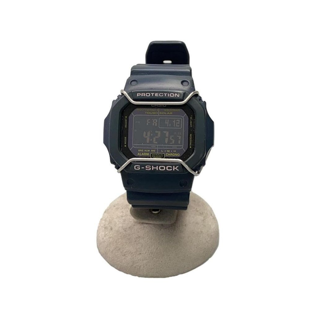 CASIO Wrist Watch G-Shock Navy Men's Solar Digital Direct from Japan Secondhand