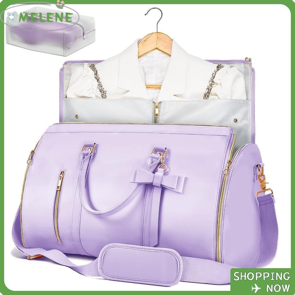 Melene กระเป๋าเดินทางแฟชั่น น้ําหนักเบา จุของได้เยอะ แบบพกพา กันน้ํา สําหรับผู้หญิง