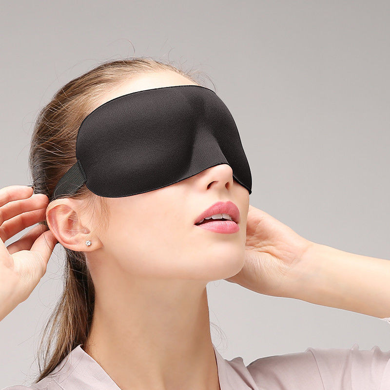 3d Eye Mask ฟองน้ําผ้าแรเงา Eye Protection Travel Aviation Sleep ผู้ชายผู้หญิง Eye Mask