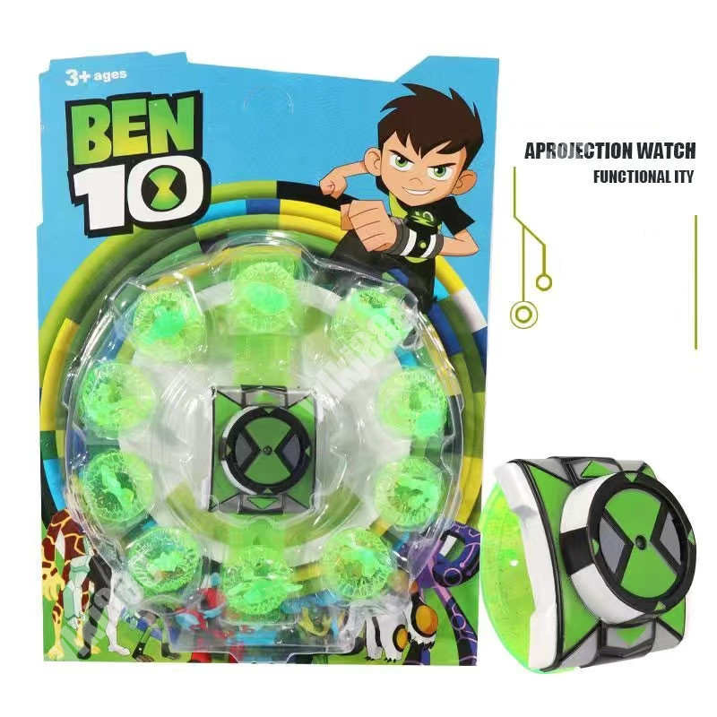 Ben 10 Omnitrix Watches Luminous Ben Tennyson โมเดลนาฬิกาโปรเจคเตอร์ Ben10 ของขวัญสําหรับเด็ก