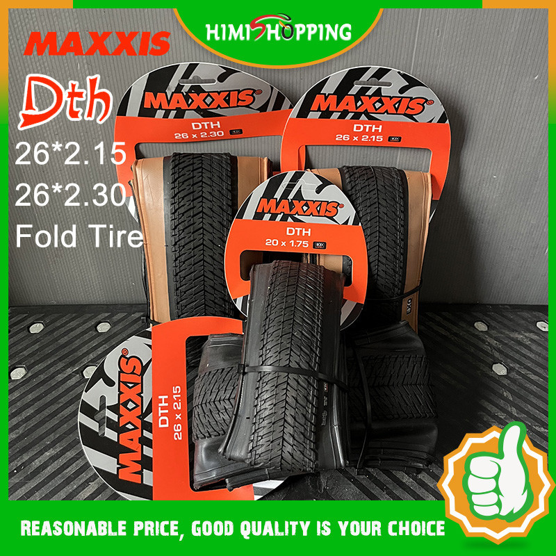 【พร้อมส่ง】ยางจักรยาน Maxxis DTH 26*2.3 26*2.15 น้ําหนักเบา สไตล์เรโทร อุปกรณ์เสริม สําหรับรถจักรยานเ