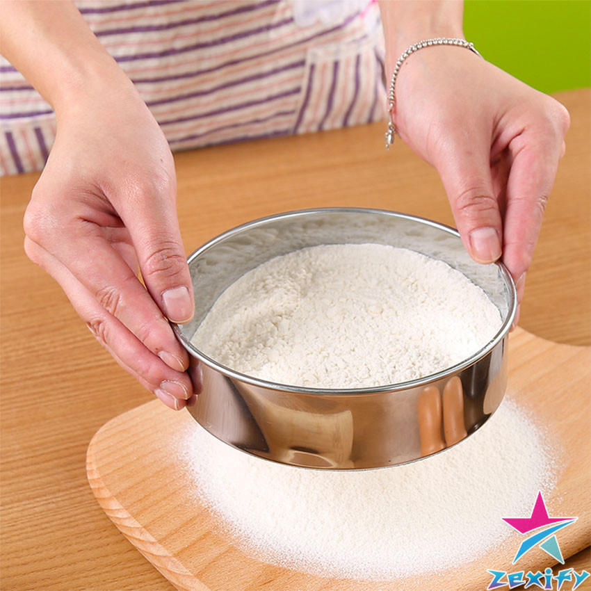 ZXF ที่ร่อนแป้ง สแตนเลส สําหรับร่อนแป้ง กระชอนสแตนเลส  Stainless steel flour sieve