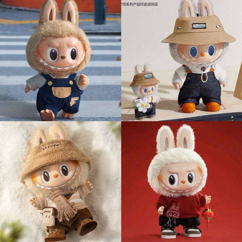 🇹🇭[ของแท้ 100%] Labubu The Monsters  - Dress be Latte/Time to chill/Fall in wild pre-order Plush Doll