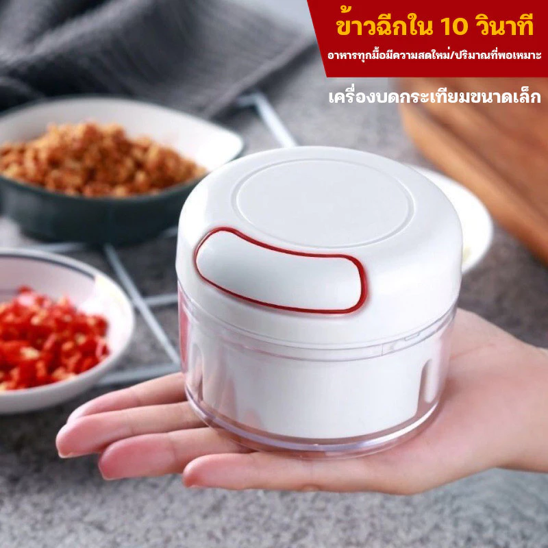 เครื่องปั่น เครื่องบดเนื้อ ที่บดกระเทียม สามารถใช้ปั่นเพื่อบดอาหารให้เด็กอ่อนทาน