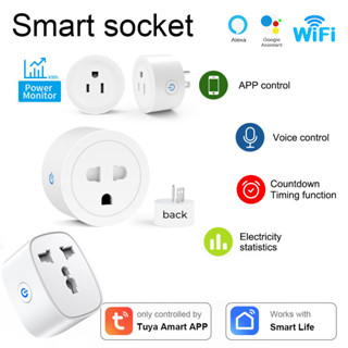 Tuya WiFi สมาร ์ ทปลั ๊ กจับเวลาและการควบคุมเสียงคําสั ่ ง 1…