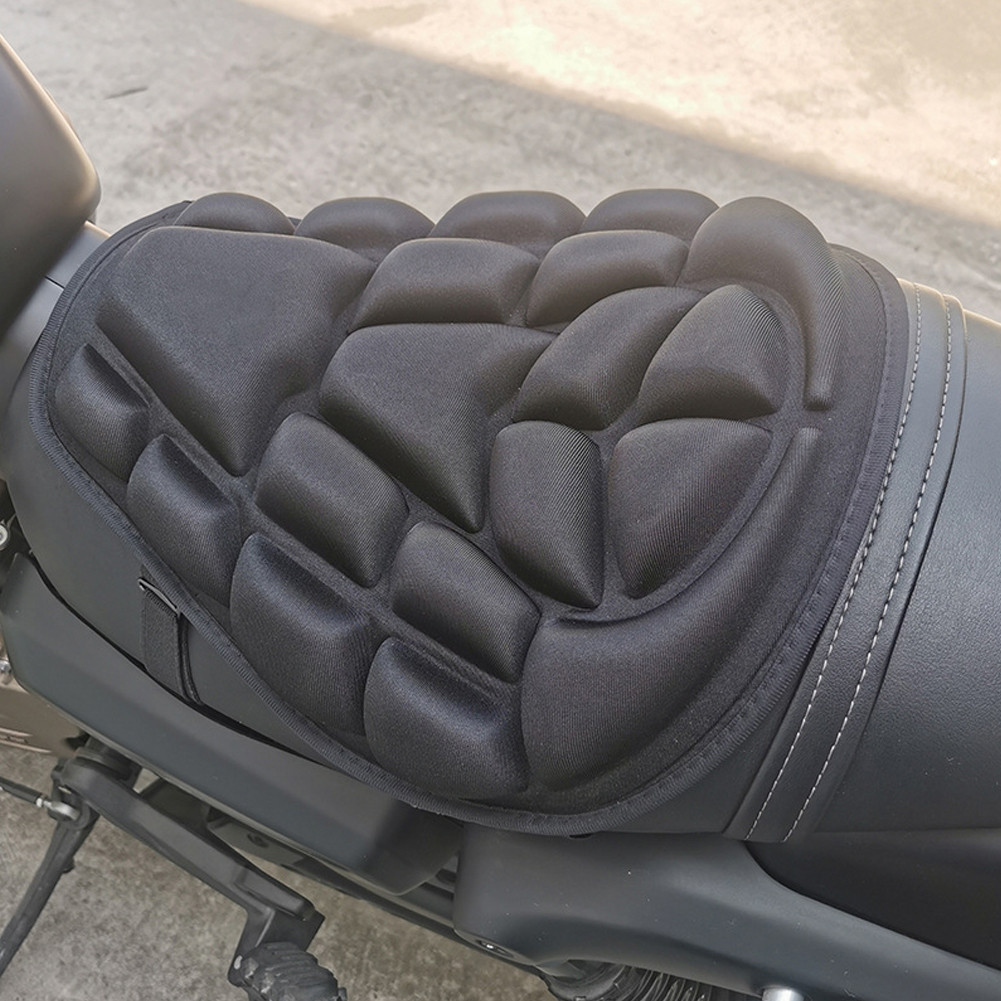 [Yoblely.th ] เบาะรองนั ่ งรถจักรยานยนต ์ 3D Comfort Gel Breathable Air Motorcycle Pillow Pad Cover