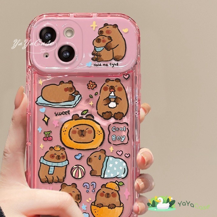 สำหรับ iPhone11 13 CASE For เคสไอโฟน15 14 12 Pro Max X XR XS MAX 7 8 14 15 Plus Fun Little Bear รุ่น กระจกแต่งหน้า เคส