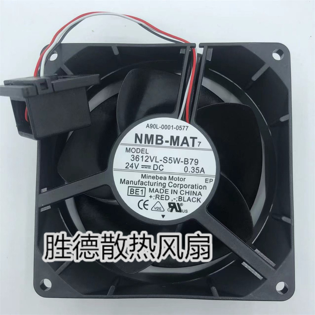 พัดลมระบายความร้อน CPU ใหม่ 3612VL-S5W-B79 A90L-0001-0577 สําหรับ FANUC FAN 24V 0.35A