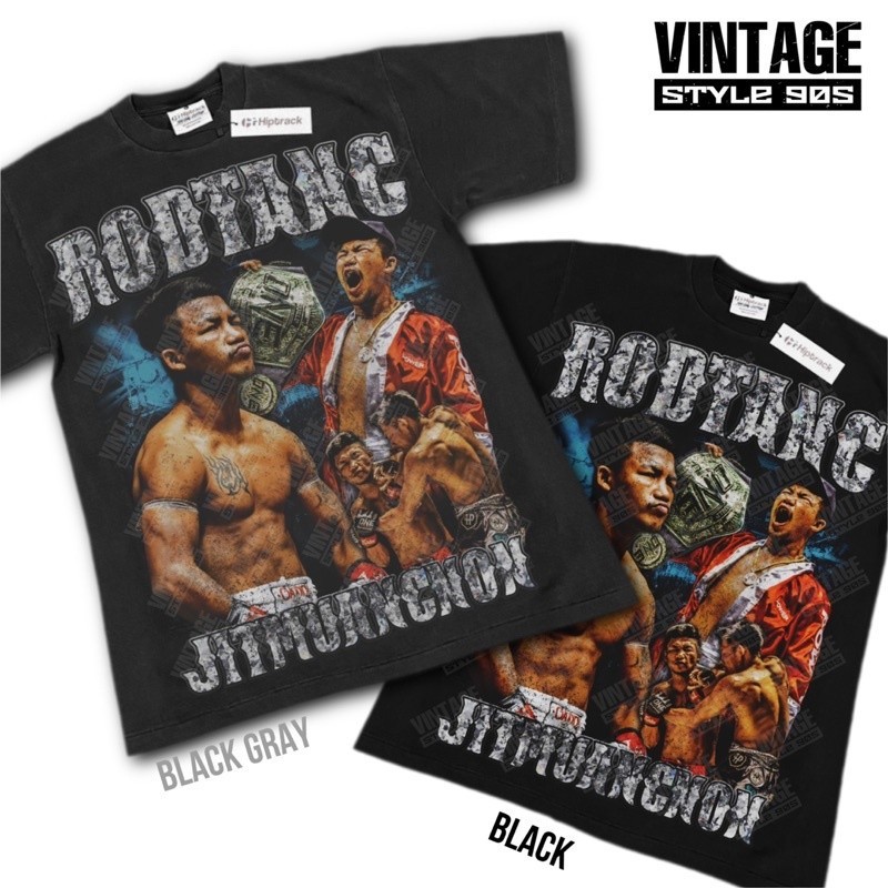 【Fashion】2023เสื้อยืดผ้าฝ้าย เสื้อรถถัง จิตรเมืองนนท์ แชมป์ One แฟนคลับไม่ควรพลาด!! (ป้ายHiptrack มีสีดำให้เลือกสองสี เฟ