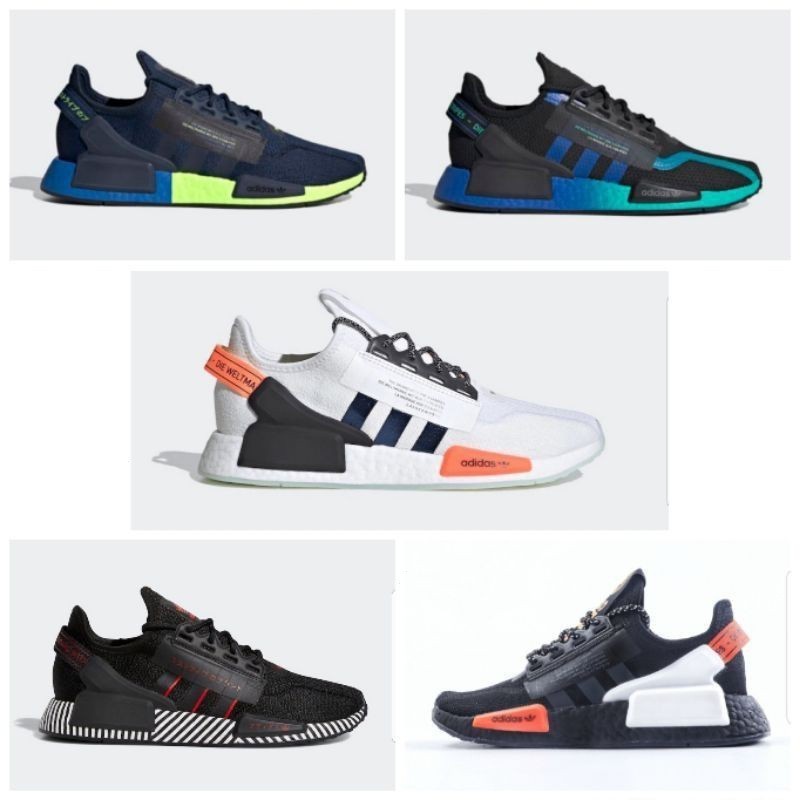 Nmd _ R1-v2adidas NMD runner รองเท้าผ้าใบแฟชั่นระดับสูงของผู้ชาย