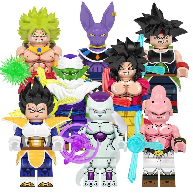 Son Goku Super Saiyan4 Vegeta Burdock Piccolo Birsue Broli Majin Buu Frieza Balls Collection อะนิเมะ Building Block รูปของเล่นเด็กของขวัญ