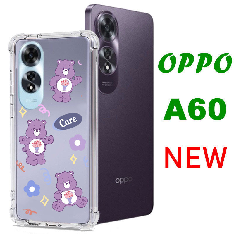 รุ่นใหม่ล่าสุด OPPO A60 4G พร้อมส่ง ตรงรุ่น เคสโทรศัพท์มือถือ เคสกันกระแทก เคสนิ่ม ออโป้ เอ60 5จี เคสลายการ์ตูน น่ารัก