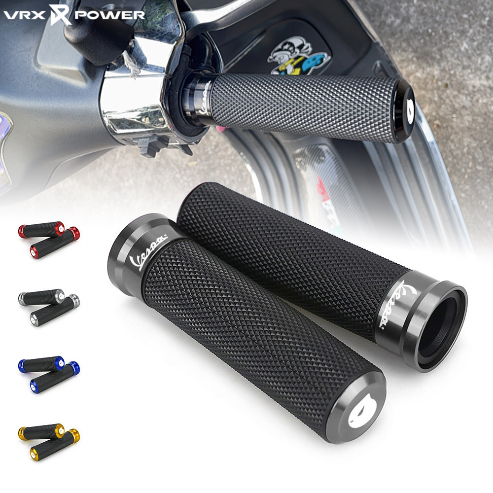 รถจักรยานยนต ์ ยางเจล Hand Grip CNC คันเร ่ ง Hand Guard สําหรับ marus Vespa Sprint Primavera S150 LX125 GTS