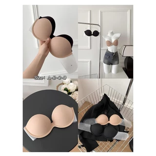 📌พร้อมส่ง📌บราดันทรง เกาะอกไร้สาย บราแปะข้างใส ไร้สาย เก็บทรง มีโครง ดันทรงสวย เสื้อชั้นใน ผู้หญิง