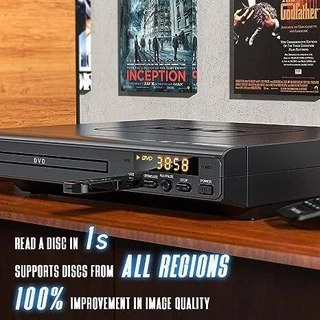เครื่องเล่นแผ่น DVD/VCD/CD/USB เครื่องเล่น VCR พร้อมสาย AV/HDMI