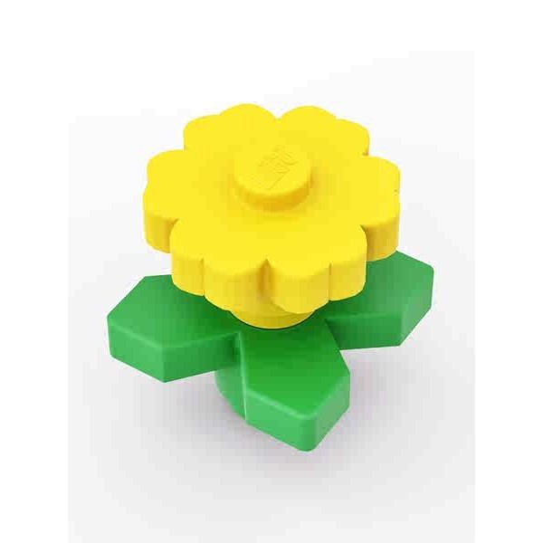 ดอกชบา เลโก้ดอกไม้ LEGO 4727 98262 พืชดอกไม้ใบไม้สีเขียวสดใส 4143562 ของตกแต่งชิ้น WEDO