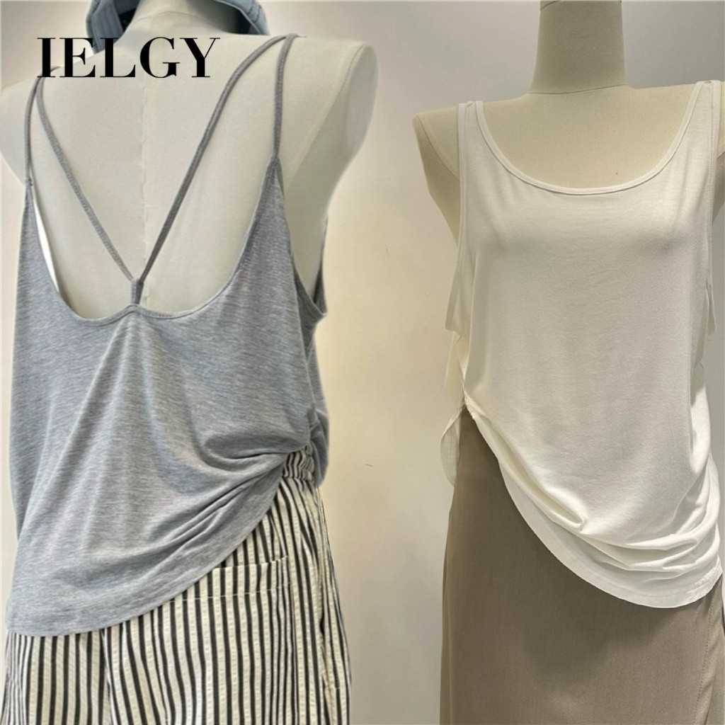 IELGY เสื้อชั้นในสตรีทรงหลวมหลังสวย