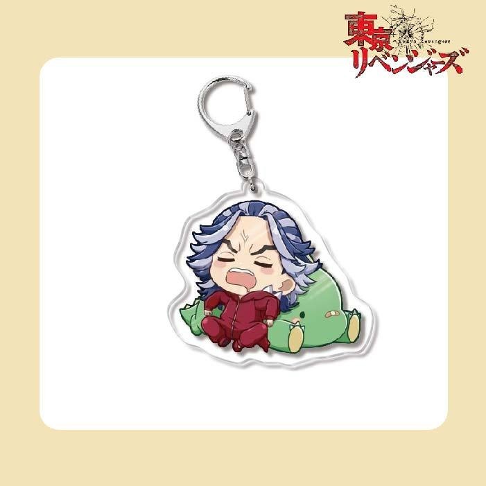 อะนิเมะ Tokyo Avengers Original พวงกุญแจ Tokyo Revengers Hanagaki Budo ตัวเลขคอสเพลย ์ พวงกุญแจรถอุปกรณ ์ เสริมของขวัญ - รูปที่ 5